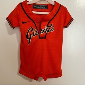 EUC SF Giants Jersey Onesie